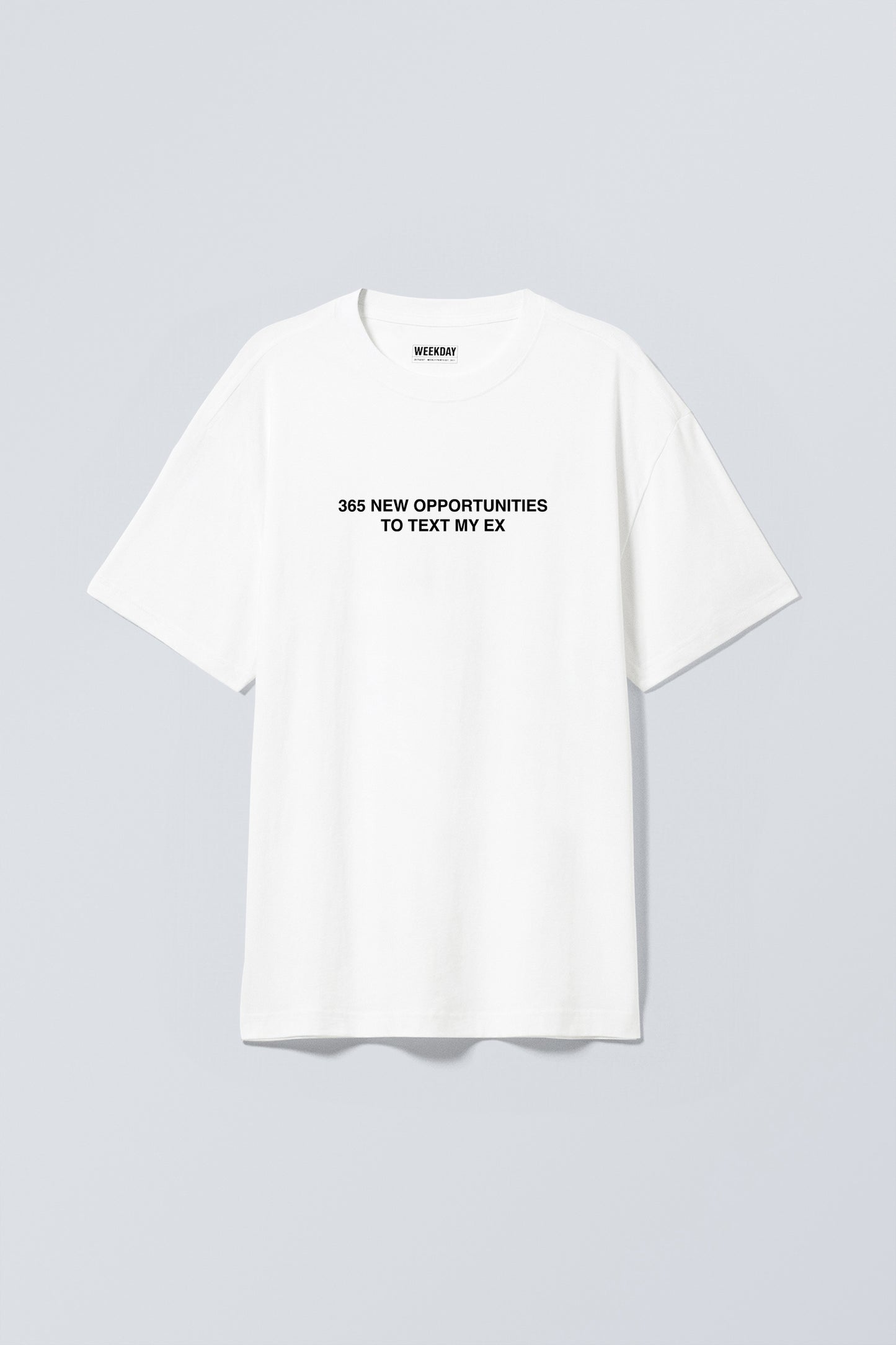 WEEK 1 OVERSIZED TEE WHITE